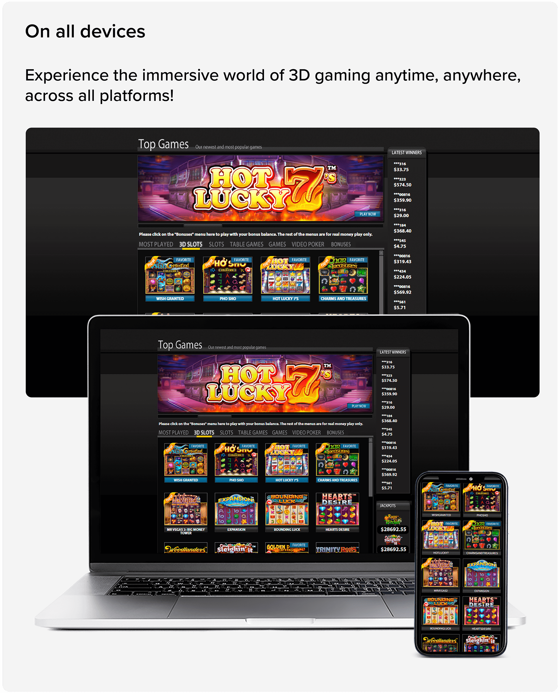 3D Casino Mobile